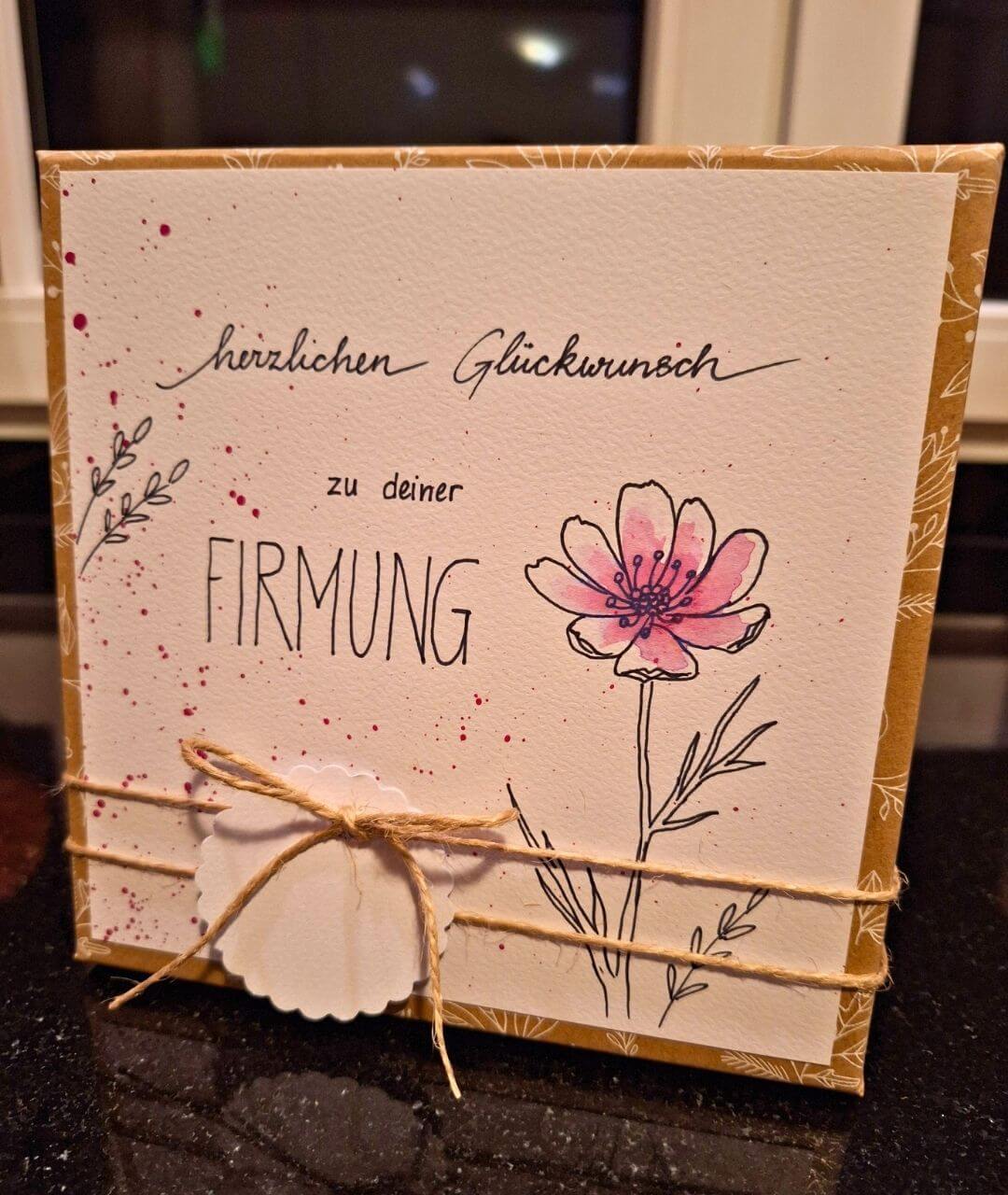 glückwunschkarte zur firmung